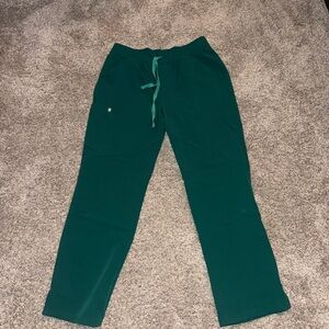 Figs Womens Hunter Green Kade Scrubs